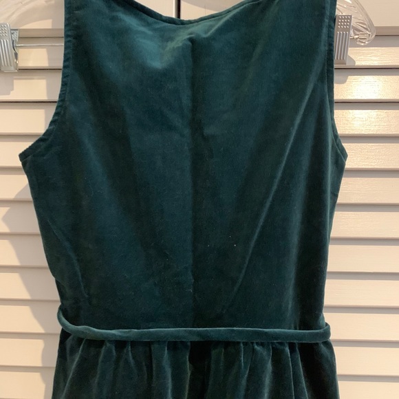 Vintage green velvet long dress - Picture 7 of 13